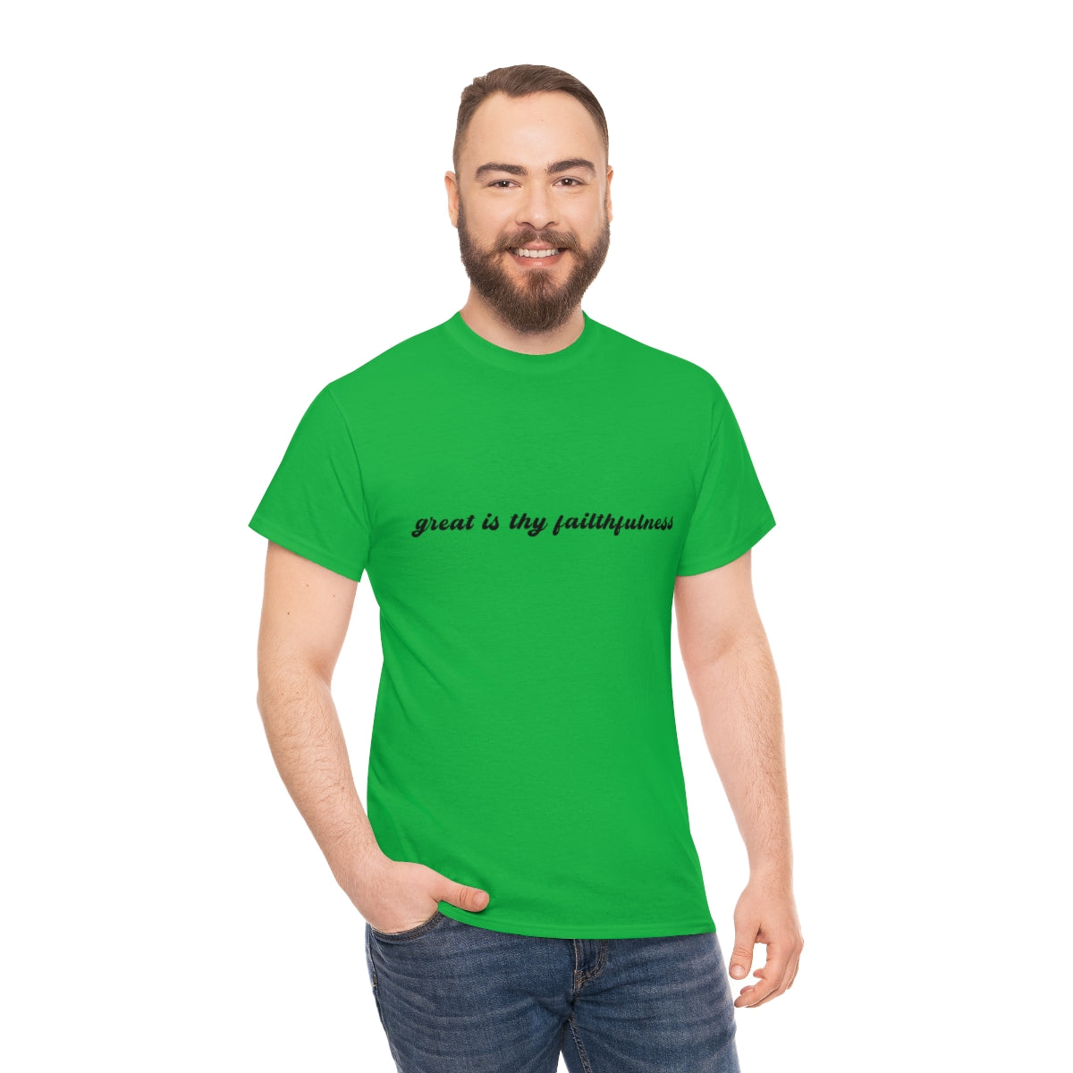 "Great is Thy Faithfulness" Tee - Unisex Heavy Cotton Tee