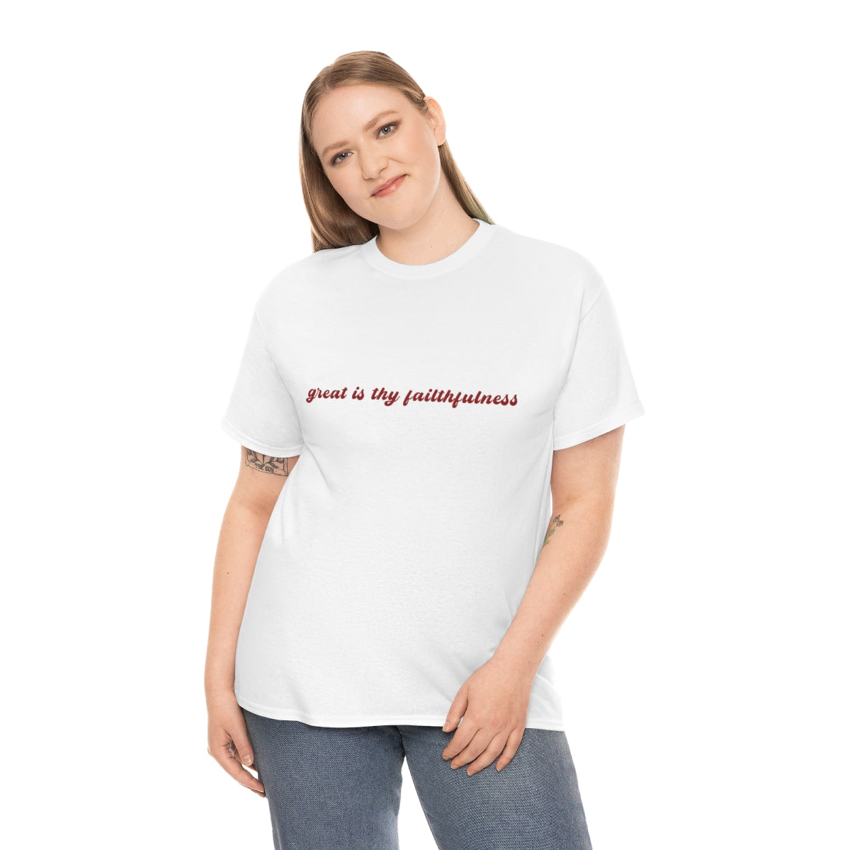 "Great is Thy Faithfulness" Tee - Unisex Heavy Cotton Tee