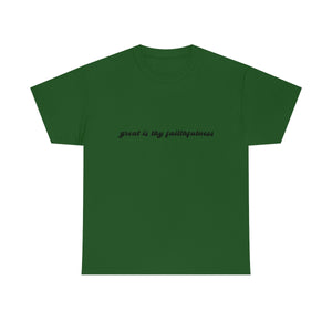 "Great is Thy Faithfulness" Tee - Unisex Heavy Cotton Tee