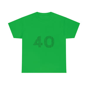 40 Tee - Unisex Heavy Cotton Tee