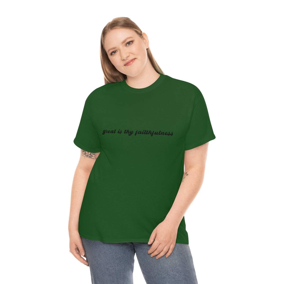 "Great is Thy Faithfulness" Tee - Unisex Heavy Cotton Tee