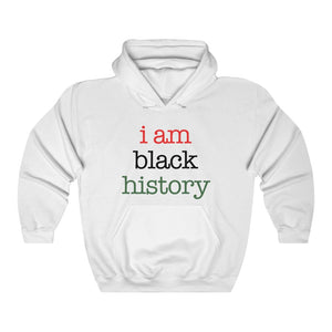 "i am black history" Unisex Heavy Blend™ Hooded Sweatshirt