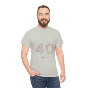 40 Tee - Unisex Heavy Cotton Tee