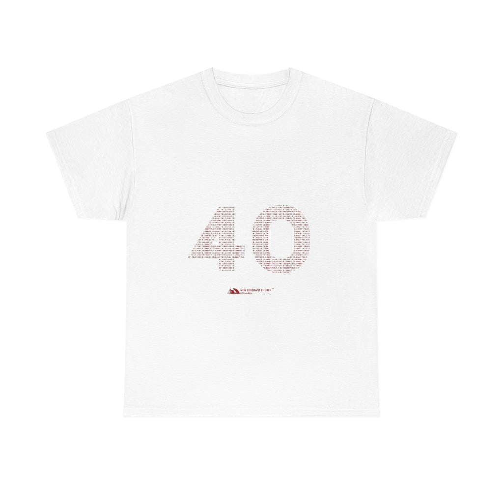 40 Tee - Unisex Heavy Cotton Tee