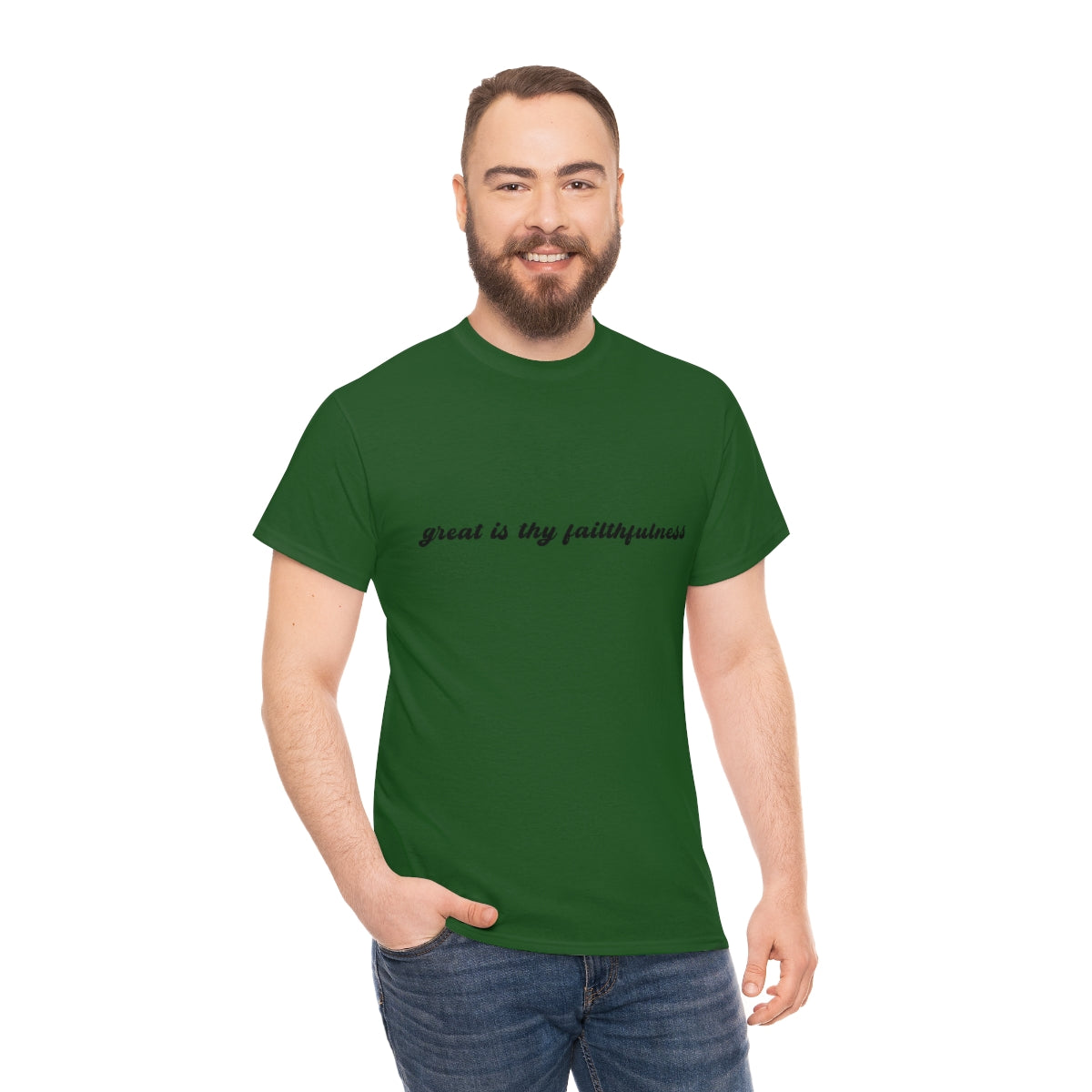"Great is Thy Faithfulness" Tee - Unisex Heavy Cotton Tee