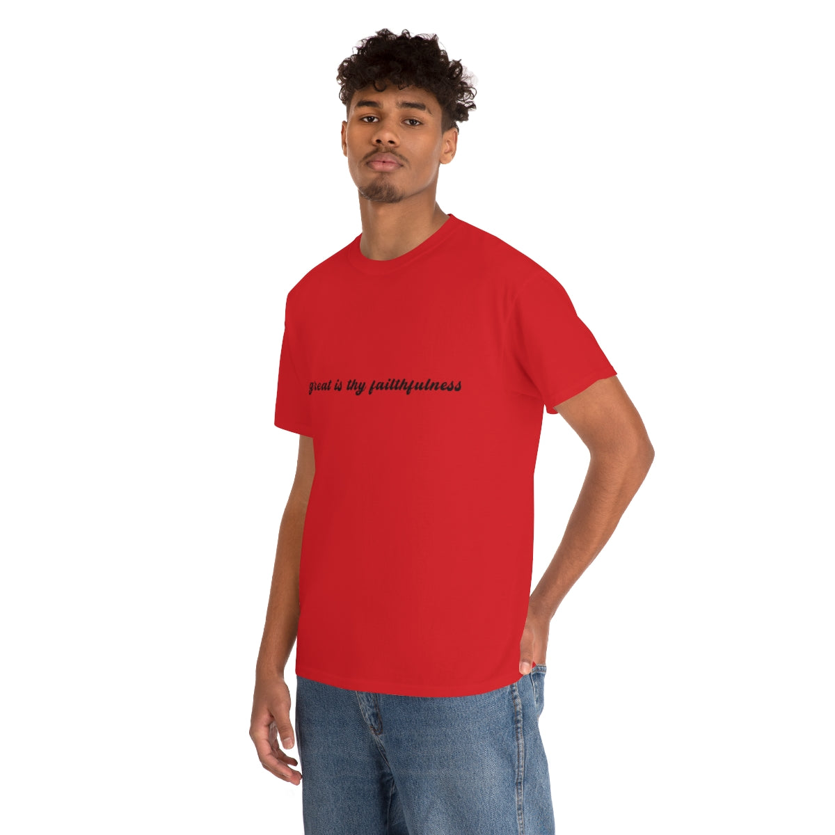 "Great is Thy Faithfulness" Tee - Unisex Heavy Cotton Tee