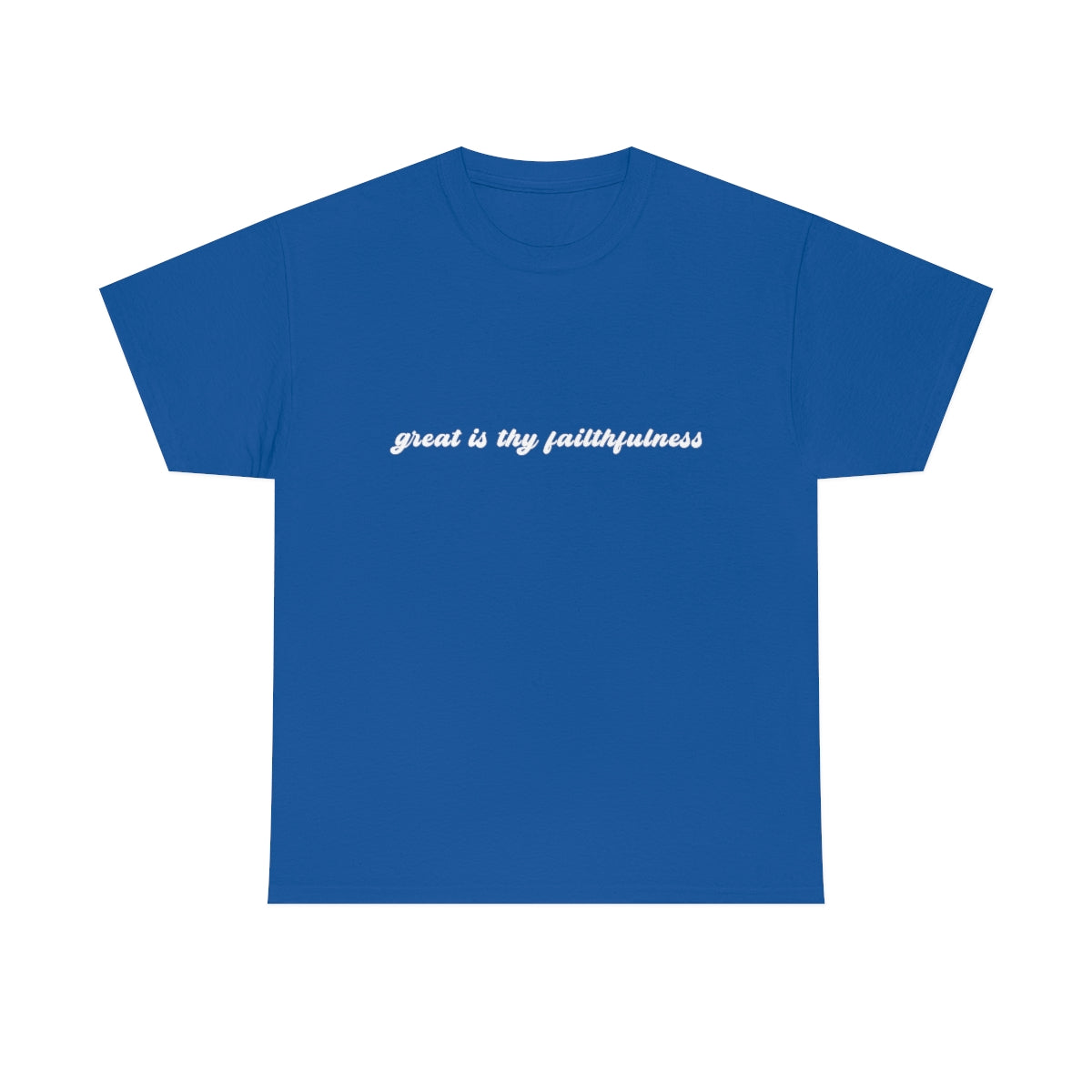 "Great is Thy Faithfulness" Tee - Unisex Heavy Cotton Tee