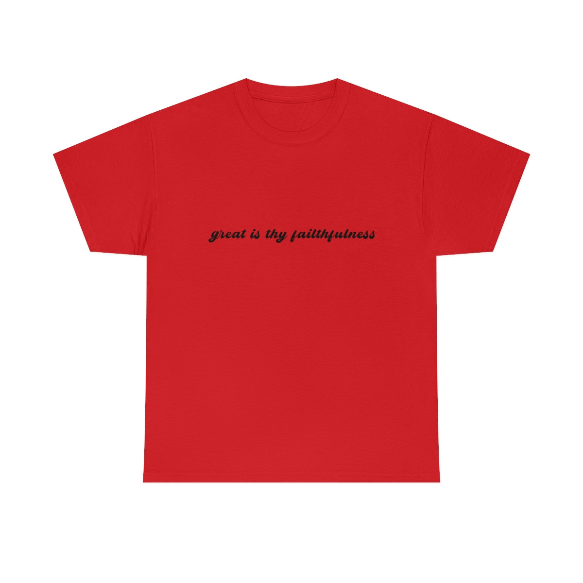 "Great is Thy Faithfulness" Tee - Unisex Heavy Cotton Tee