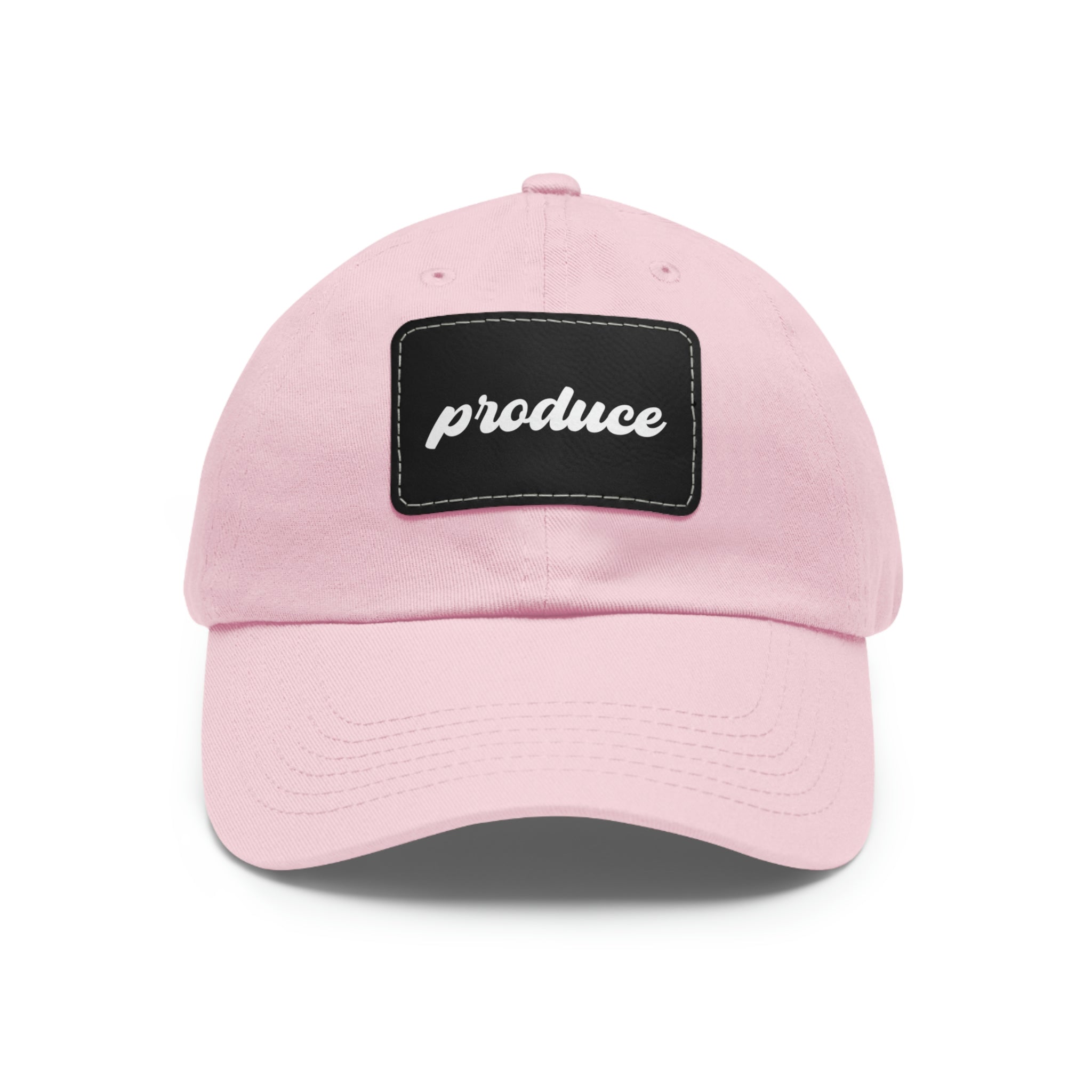Produce Hat with Leather Patch
