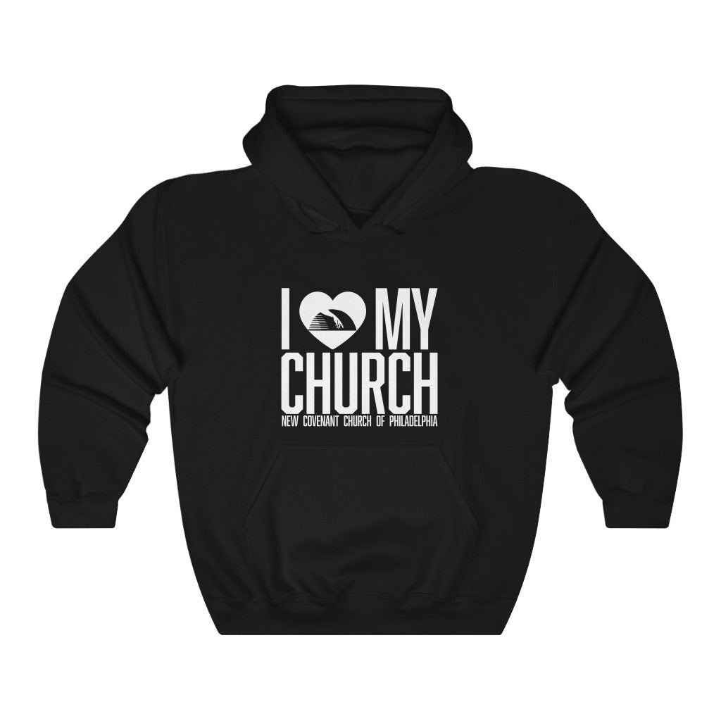 I Love My Church Hooded Sweatshirt