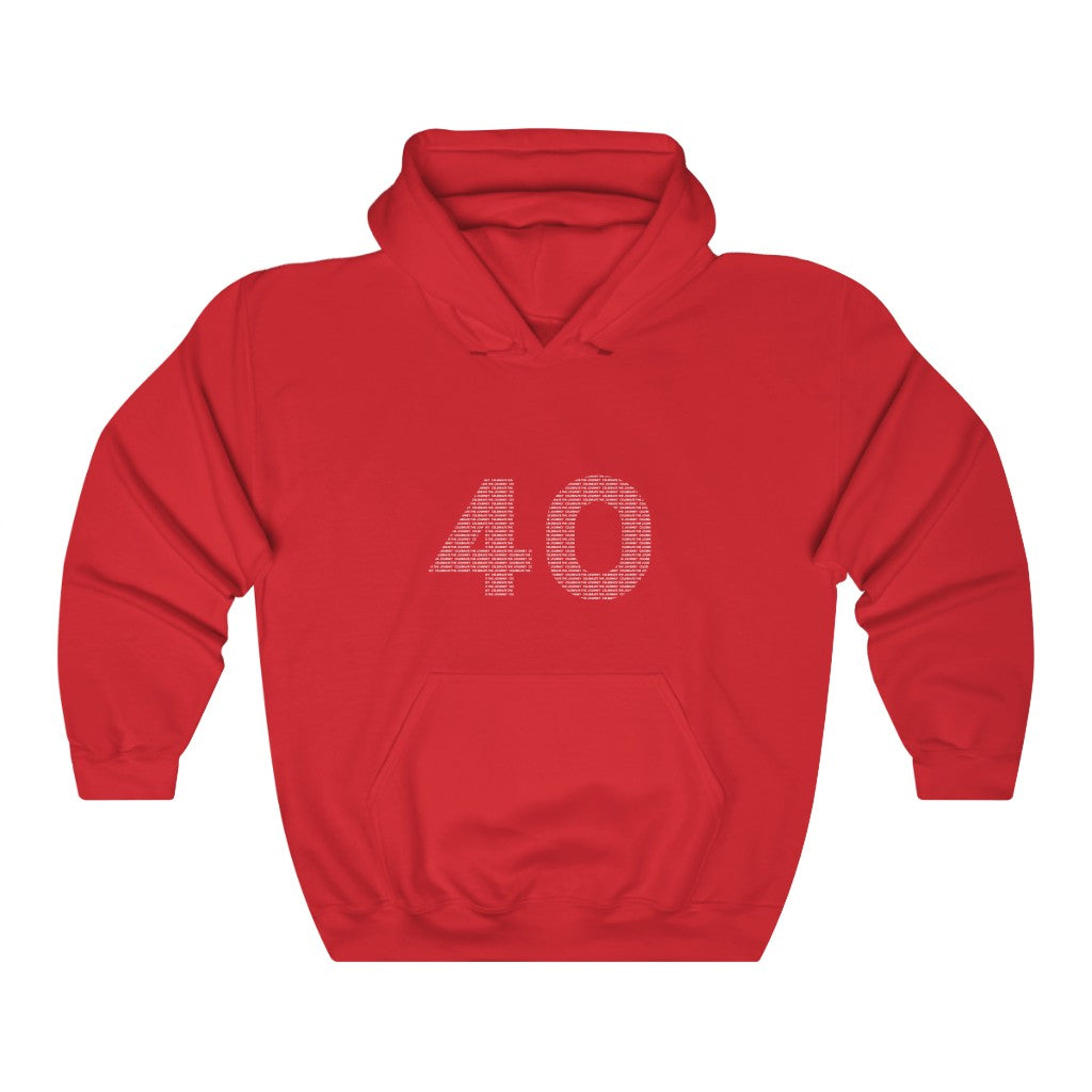 "40" Hoodie - Unisex Heavy Blend™ Hooded Sweatshirt