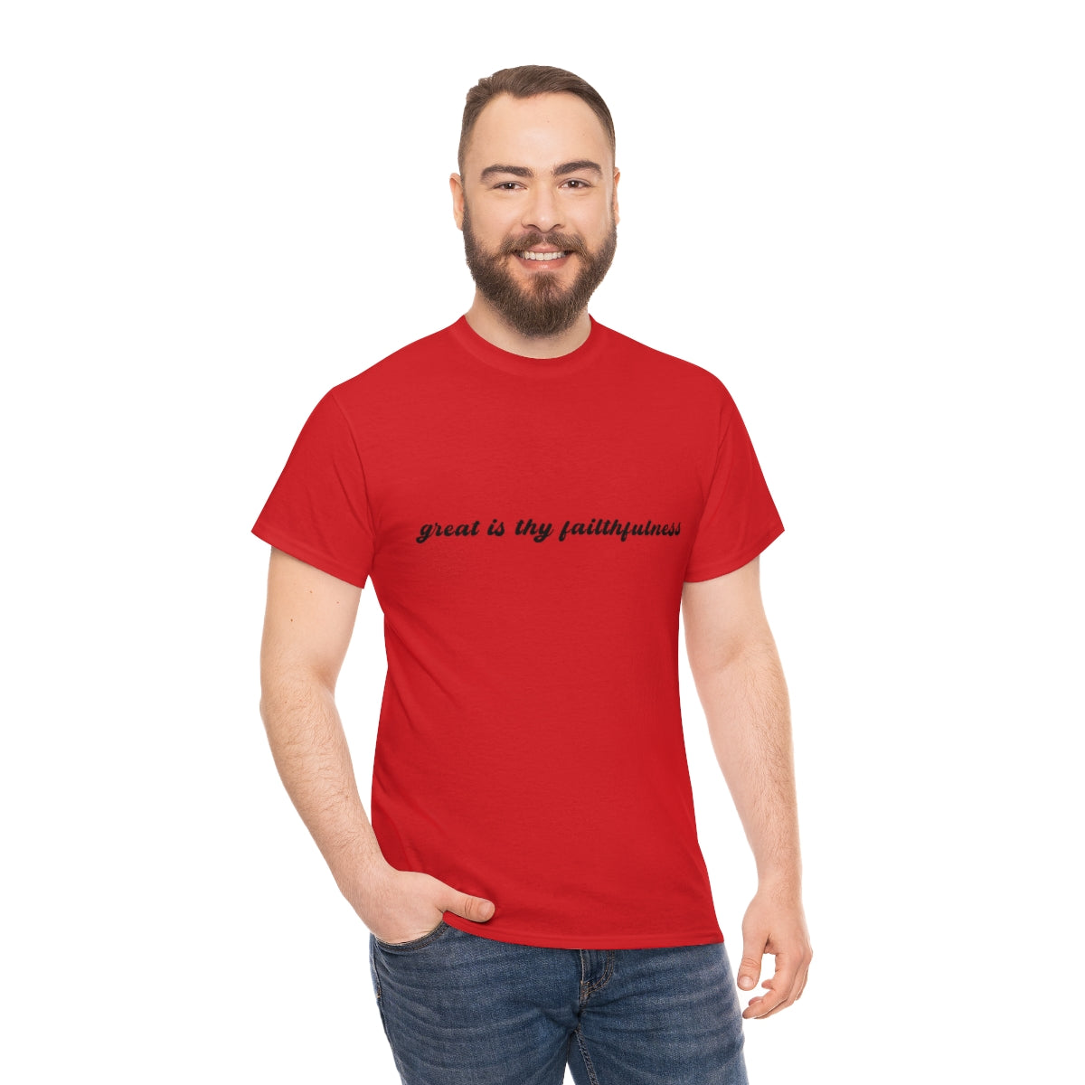 "Great is Thy Faithfulness" Tee - Unisex Heavy Cotton Tee