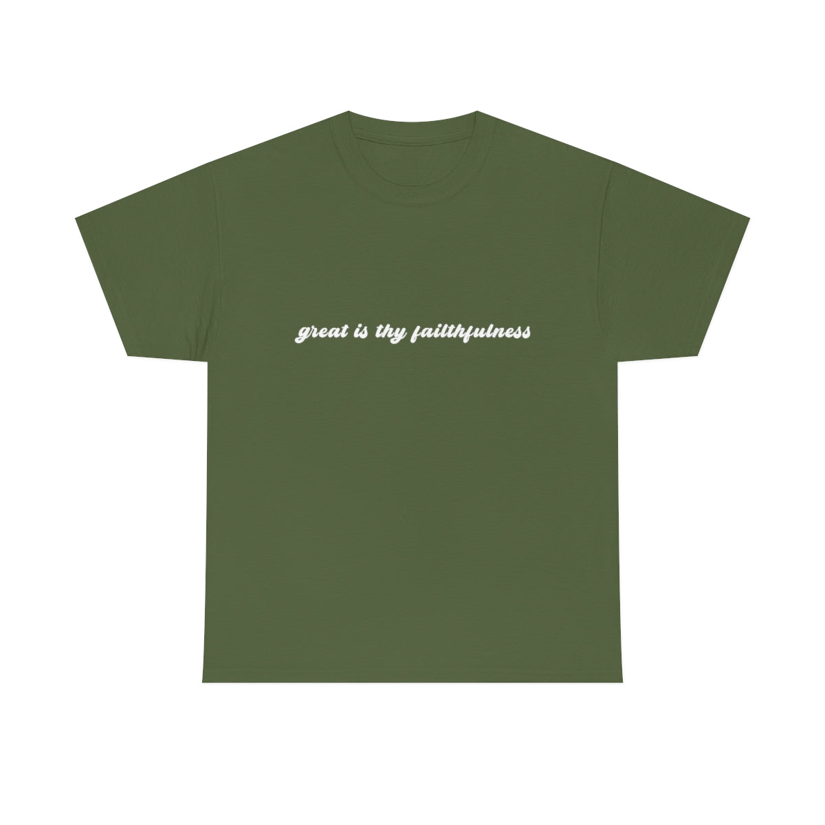 "Great is Thy Faithfulness" Tee - Unisex Heavy Cotton Tee