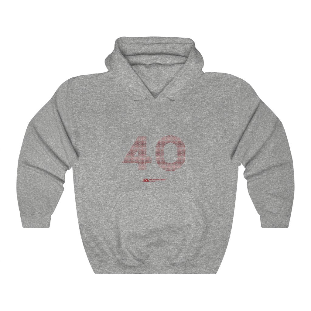 "40" Hoodie - Unisex Heavy Blend™ Hooded Sweatshirt