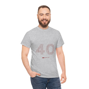 40 Tee - Unisex Heavy Cotton Tee