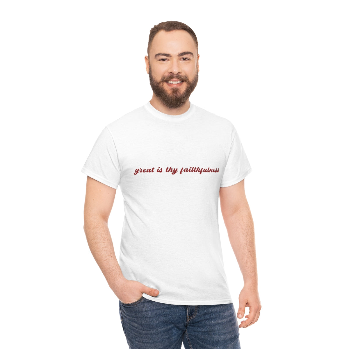 "Great is Thy Faithfulness" Tee - Unisex Heavy Cotton Tee