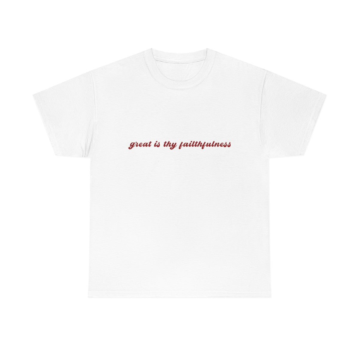 "Great is Thy Faithfulness" Tee - Unisex Heavy Cotton Tee